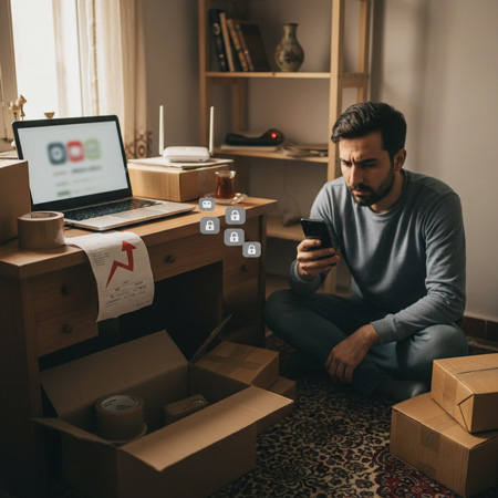 افزایش تعرفه پستی و اختلال اینترنت؛ چالش‌ تازه فروشندگان آنلاین در لارستان