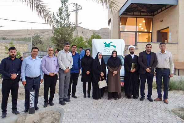 افتتاح واحد سیار کانون پرورش فکری کودکان و نوجوانان در اوز فارس