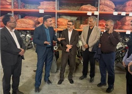 بازدید مشترک از انبار کالاهای تملیکی و اقلام سلامت‌محور لارستان