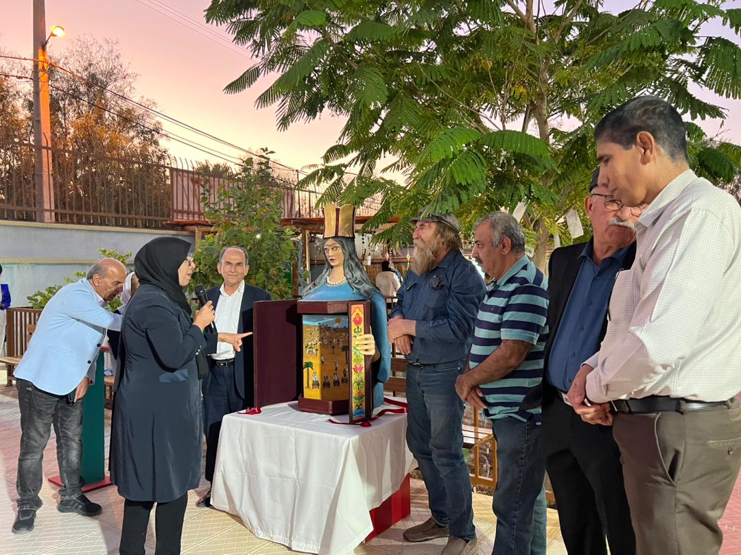 آیین آبانگان و رونمایی از نماد باران‌خواهی در اوز برگزار شد