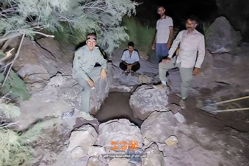 احیای چشمه «گره‌کوه» در هرمود لارستان