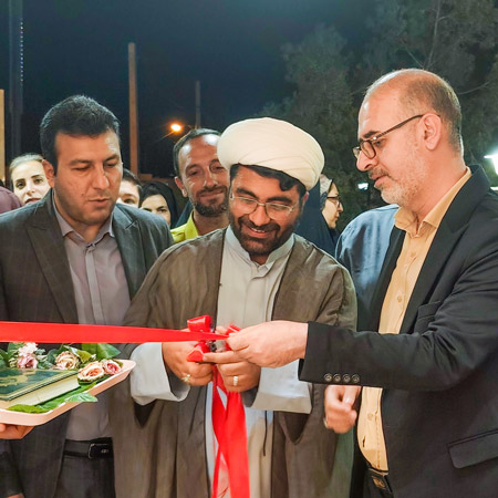 نمایشگاه آثار تجسمی فرهنگیان لارستان گشایش یافت