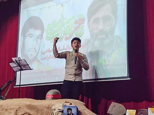 زنگ «هنر انقلاب» همزمان در مدارس لارستان به صدا درآمد